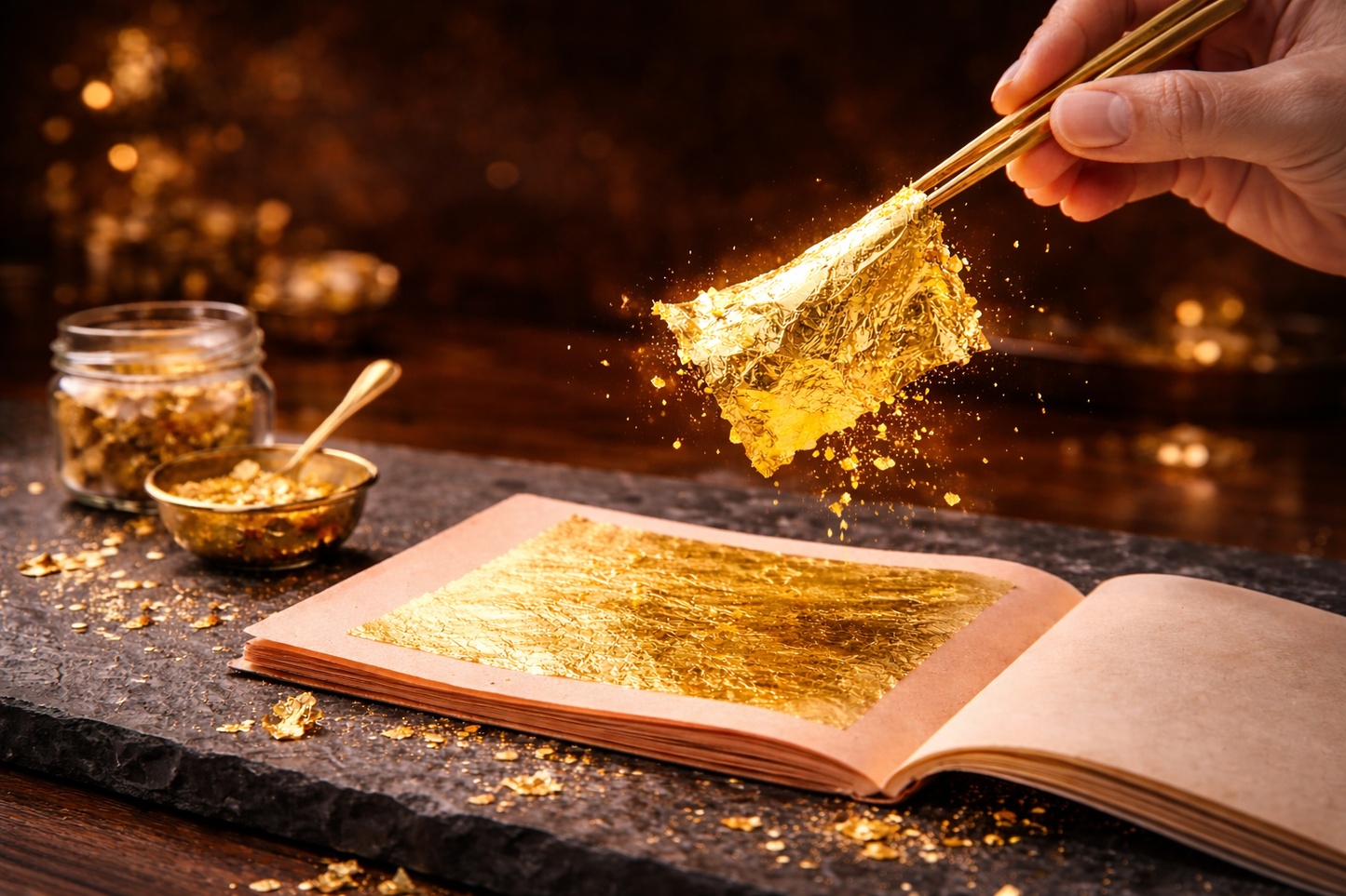 Rocky & Sandy 24K Gold Leaf Set